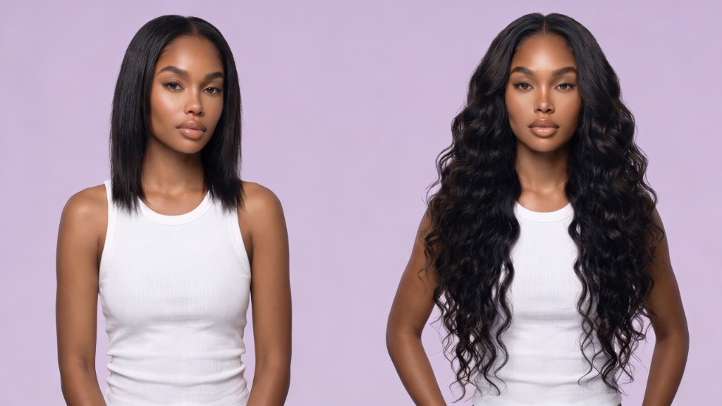 Seamless Raw Clip-ins before and after
