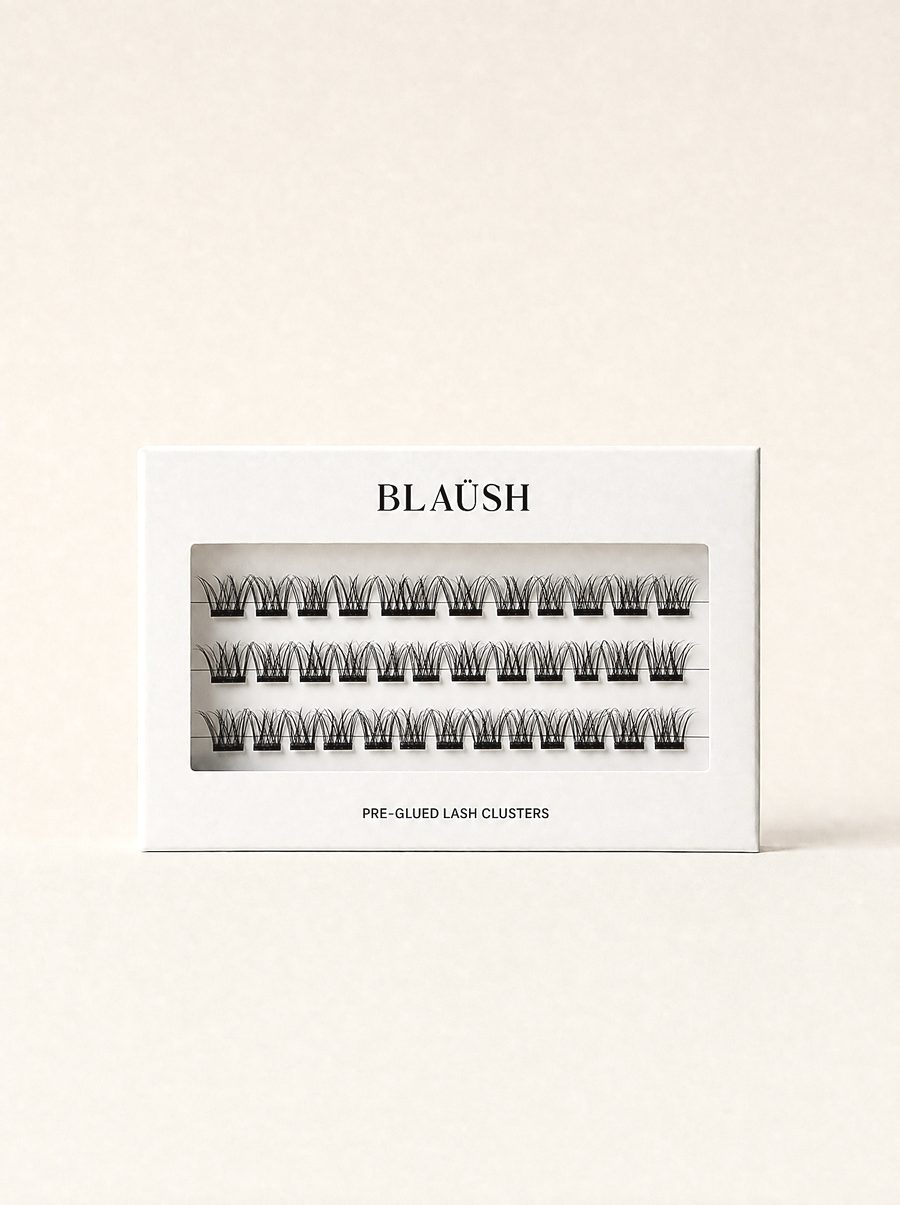BLAÜSH Ivoire — Pre-Glued Lash Clusters pack