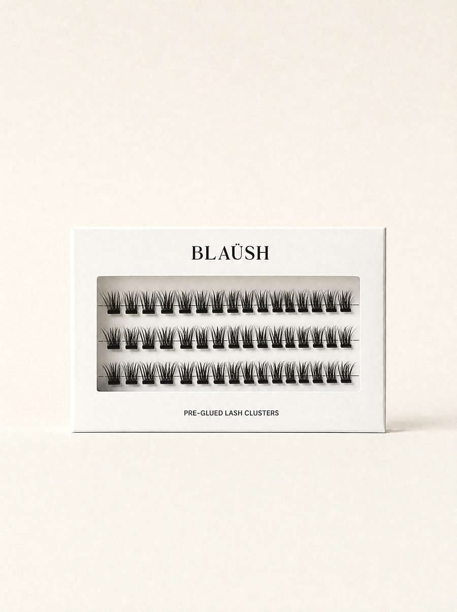 BLAÜSH Rosée — Pre-Glued Lash Clusters pack